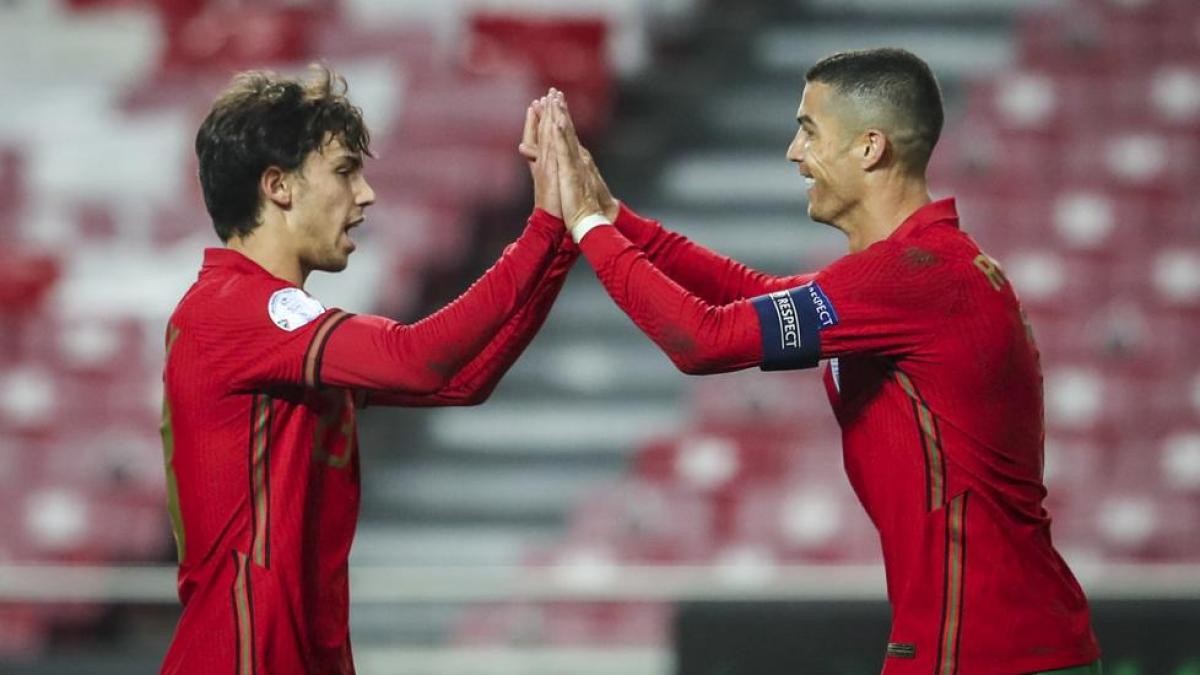 Cristiano Ronaldo y Joao Felix destacan en el último amistoso de Portugal